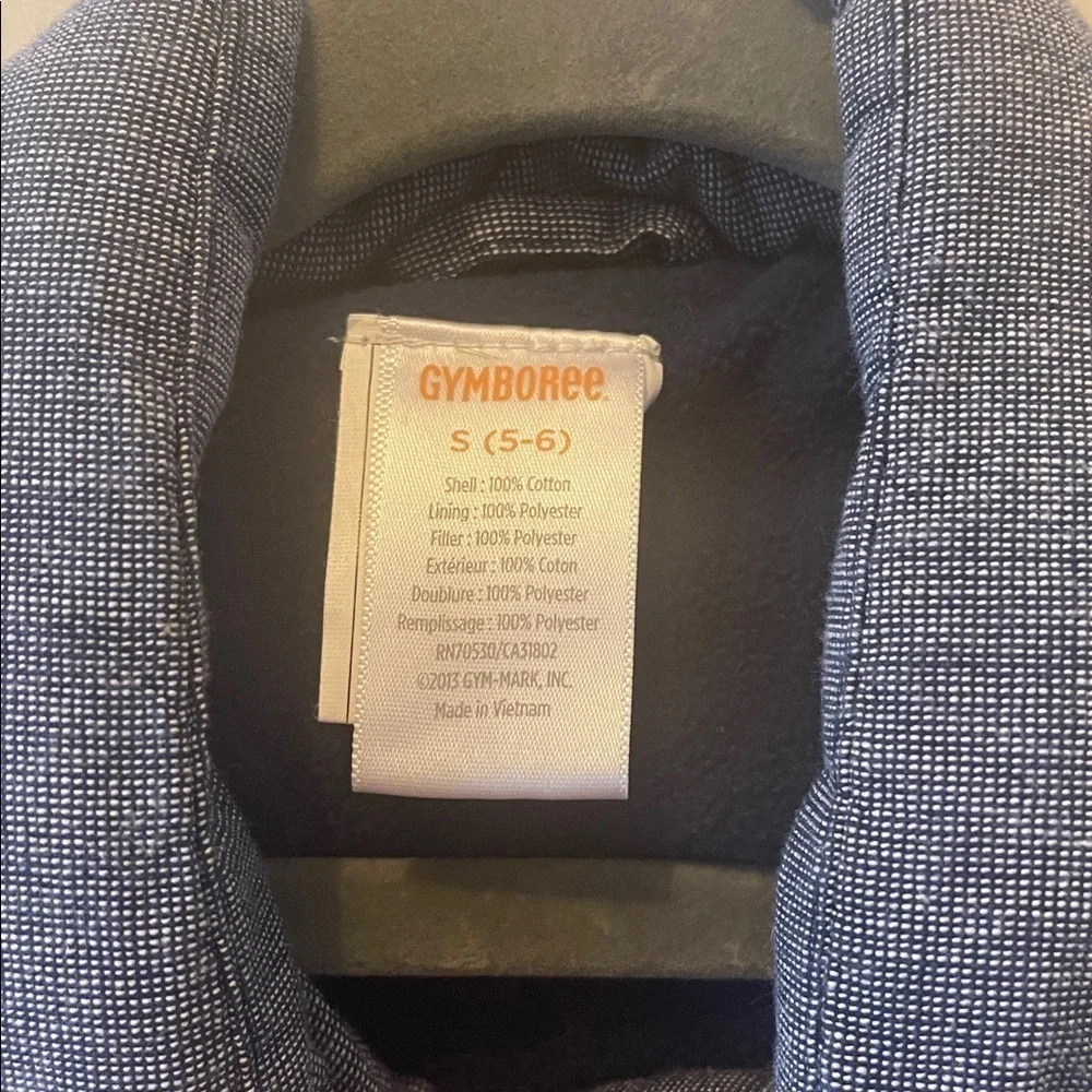 Gymboree Navy Quilted Vest SZ S (5-6)